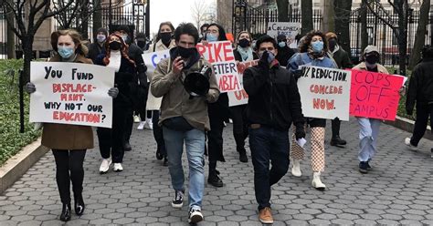 protest at columbia university